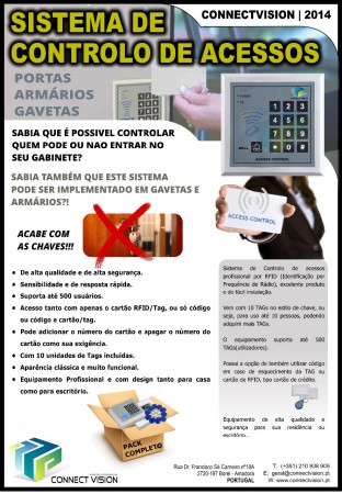 Controlo de Acessos - Pack multifuncional